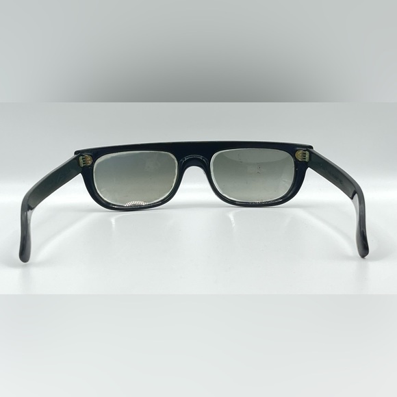 Vintage Cool-Ray Carl Michelle Black Oval Pilot Sunglasses Frames Only - Picture 5 of 8